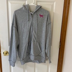 Pink by Victoria secret full zip hoodie